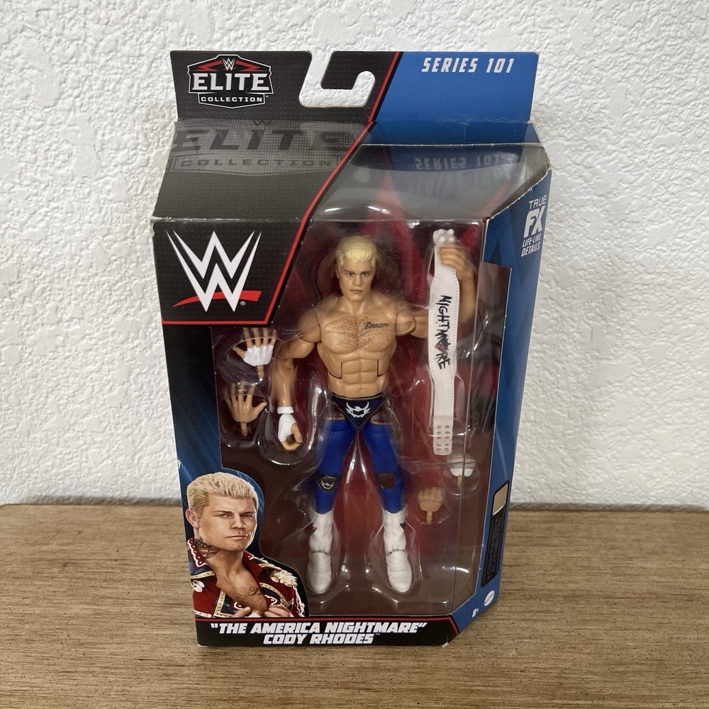 Mattel WWE Elite Collection Series 101 American Nightmare Cody Rhodes Box Damage